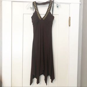 Windsor brown dress. small